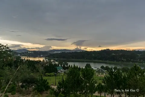 View Đà Lạt và đồi thông